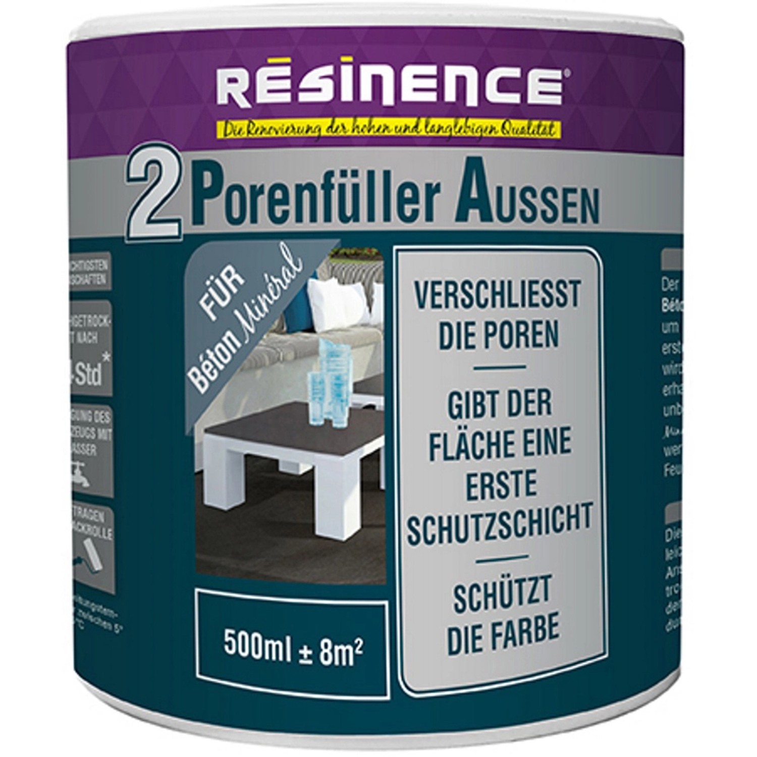 Resinence Sperrgrund Mineral 1K Außen 250 ml