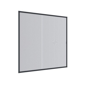 Windhager Insektenschutzrahmen Expert, 140x150 cm, anthrazit, für Fenster.