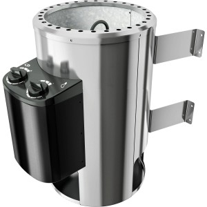 Karibu Saunaofen 3,6 kW mit integr. Steuerung und 18 kg Steinen im Set.