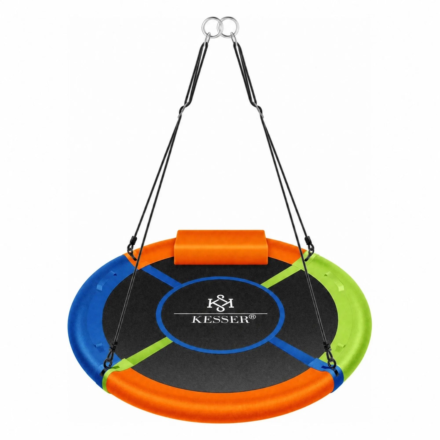KESSER Nestschaukel Rund Höhenverstellbar Durchmesser 60 cm Bunt