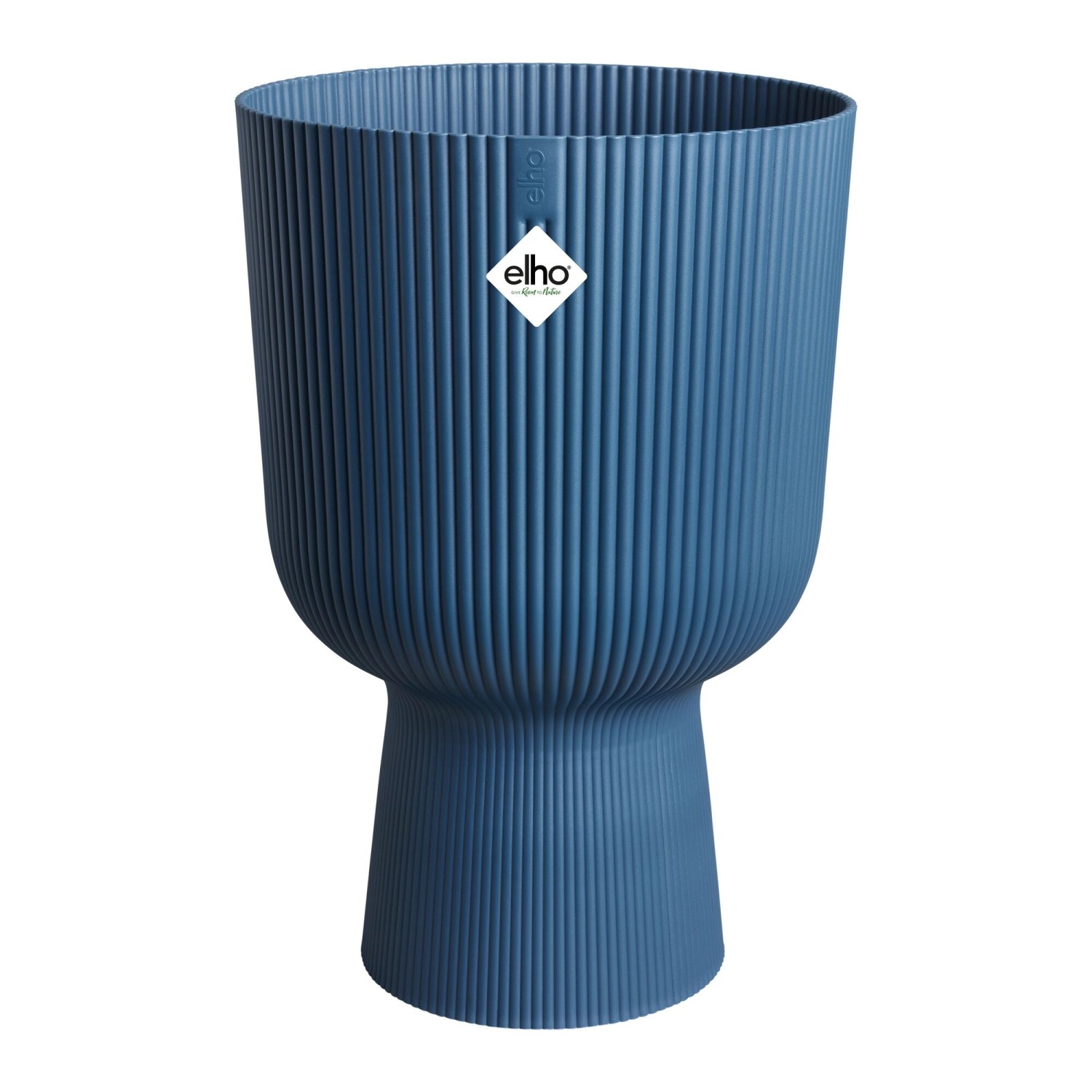 Elho Übertopf Vibes Fold Coupe 30 cm x 29,5 cm x 45 cm Blau kaufen bei OBI
