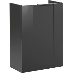 Fackelmann Waschbeckenunterschrank SBC, Anthrazit, 44 cm breit.