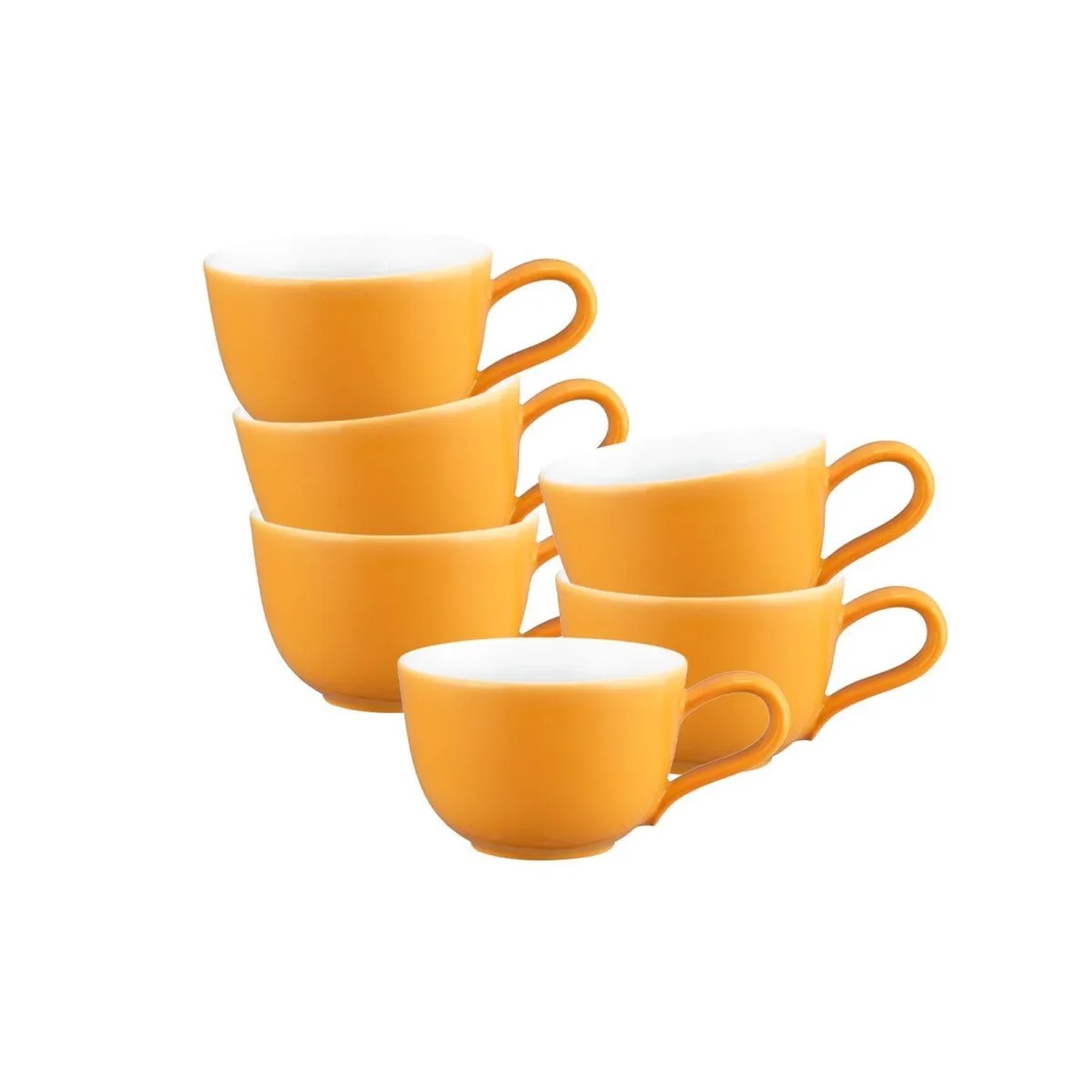 Seltmann Weiden Liberty Pure Colors Espressotasse 90 ml 6er Set Mango Orange