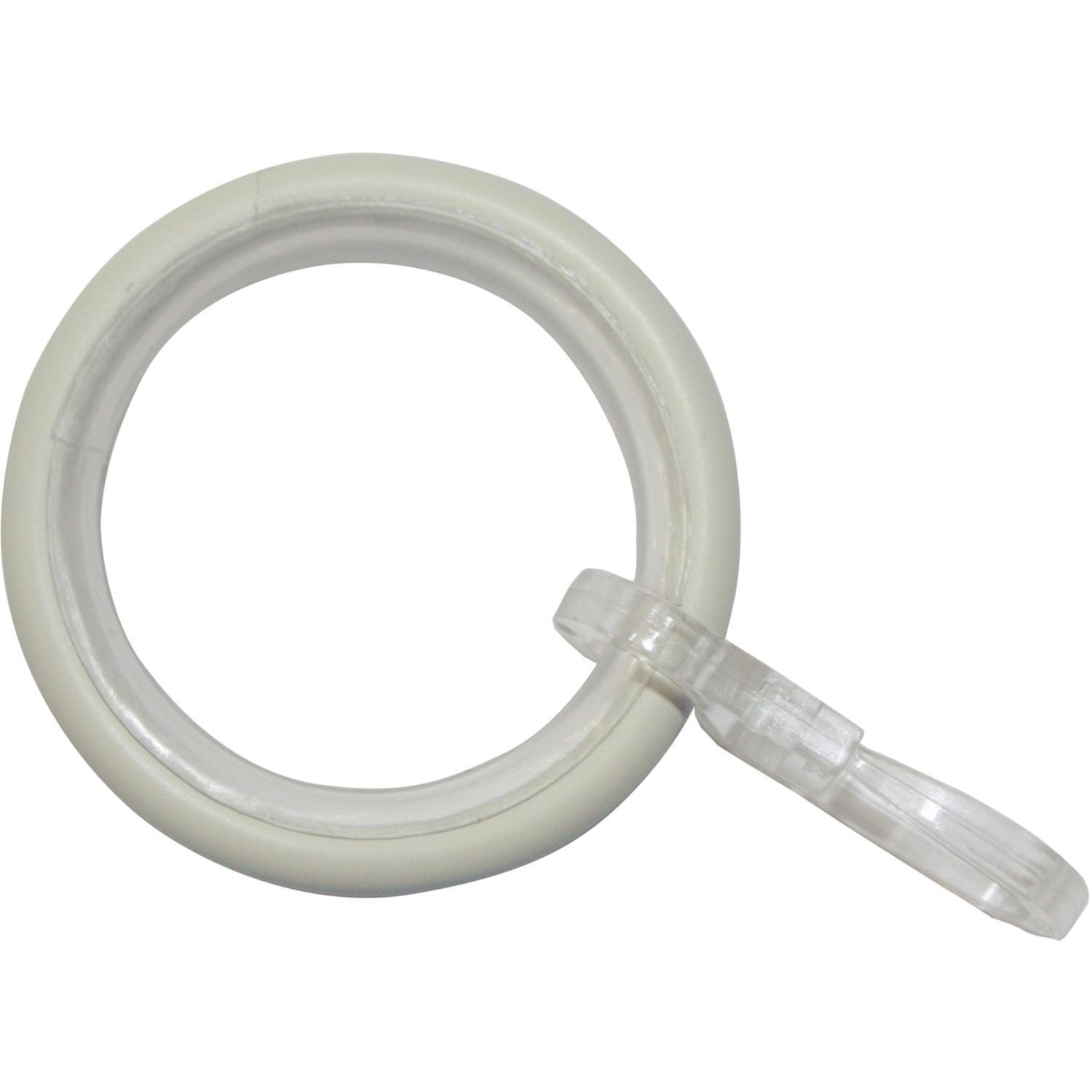 Gardinia Gardinenringe Elba mit Gleiteinlage Ivory