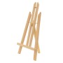 Klappbare Tischstaffelei aus Holz, verstellbar für Bastelfarben und Keilrahmen.