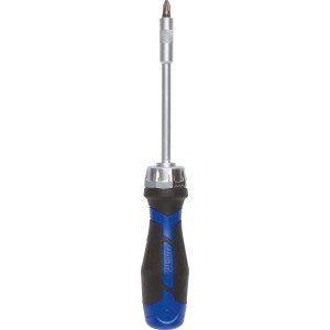 LUX Bit-Schraubendrehersatz, 6-teilig mit ergonomischem Griff für präzises Schrauben.
