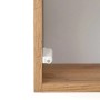 Detailaufnahme: Held Möbel Hängeschrank Salerno, 40 cm, Weiß-Wotaneiche, mit Push-to-Open Funktion.