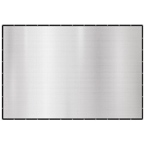 AMANKA Aluminium Schattennetz 5x6m, silbernes Hitzeschutz Netz mit Ösen für Zaunbau & Sichtschutz.