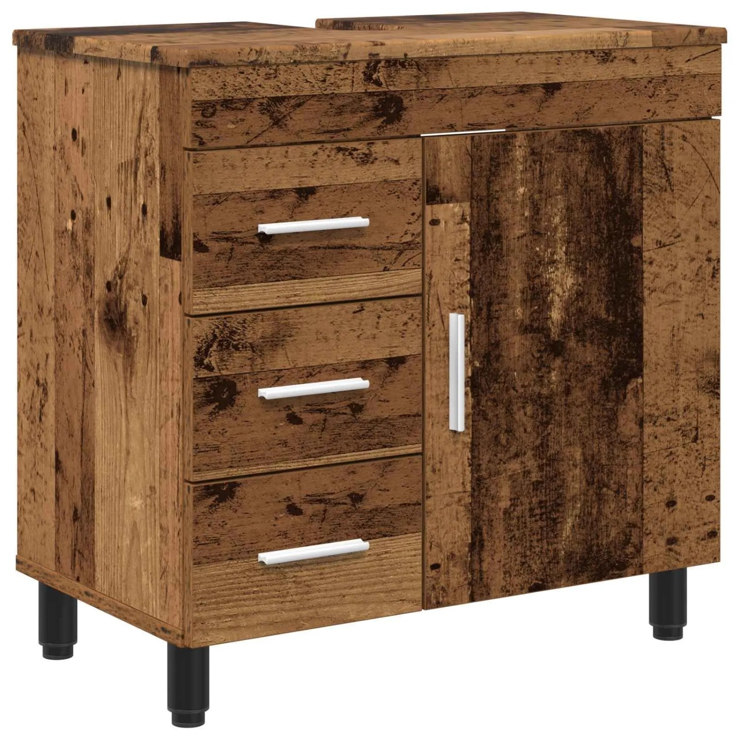 vidaXL Waschtisch Altholz 60 x 35 x 60 cm Holzwerkstoff 889383