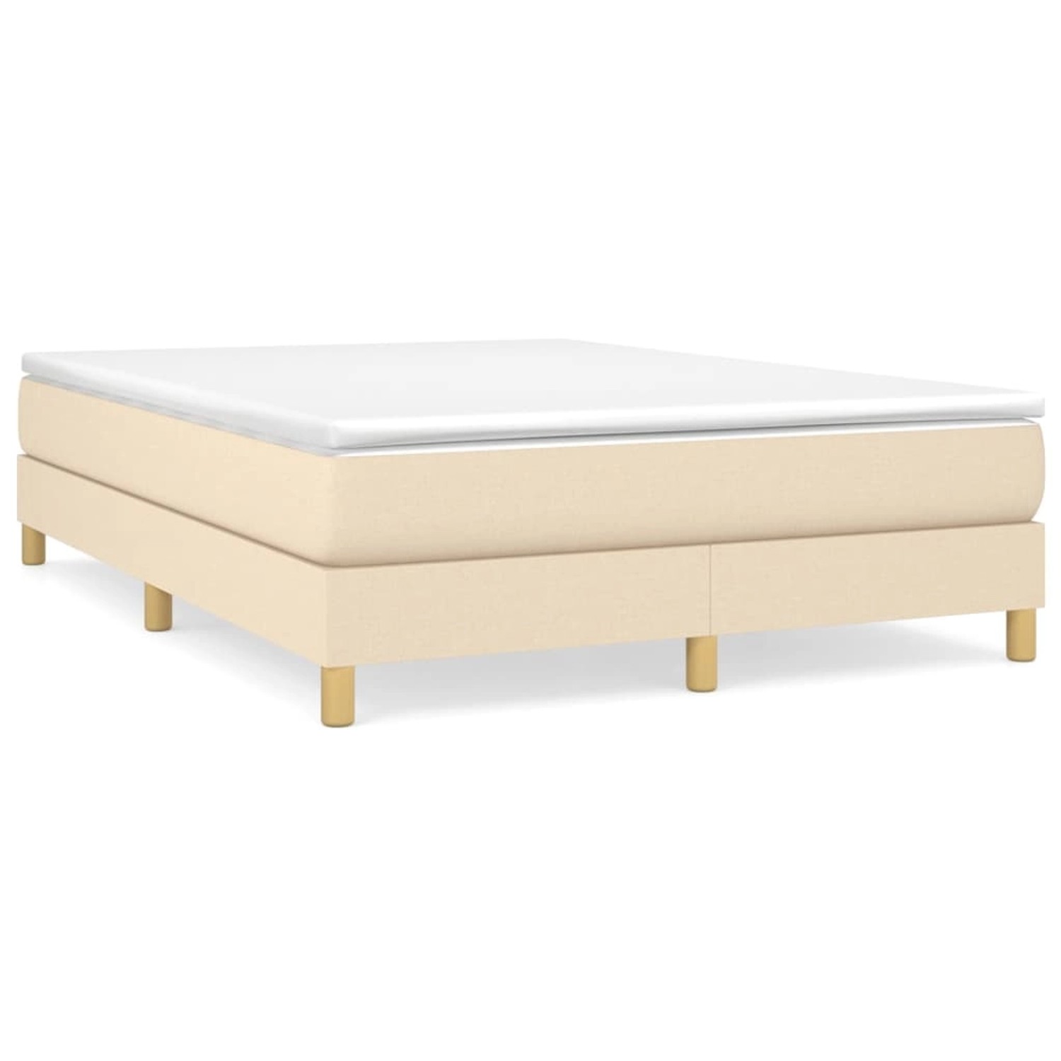 Vidaxl Boxspringbett Schwarz 140x190 Cm Stoff günstig online kaufen