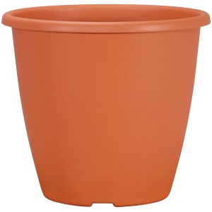 Geli Blumentopf Nevada, Ø 20 cm, Terrakotta Kunststoff Blumenkübel für Innen- und Außenbereich.