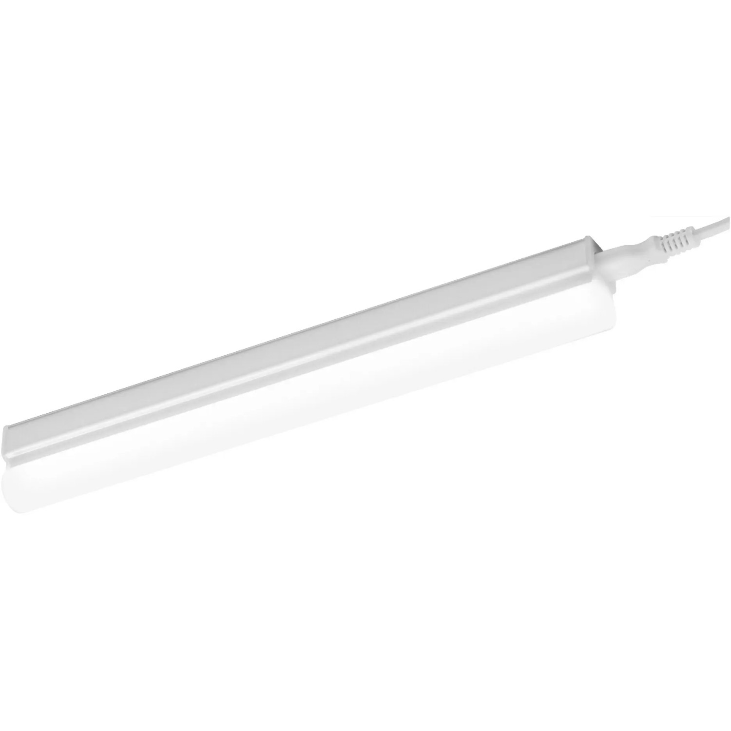 Weiße Ledvance LED-Unterbauleuchte Batten Sensor, 32 cm, für Küche & Büro.