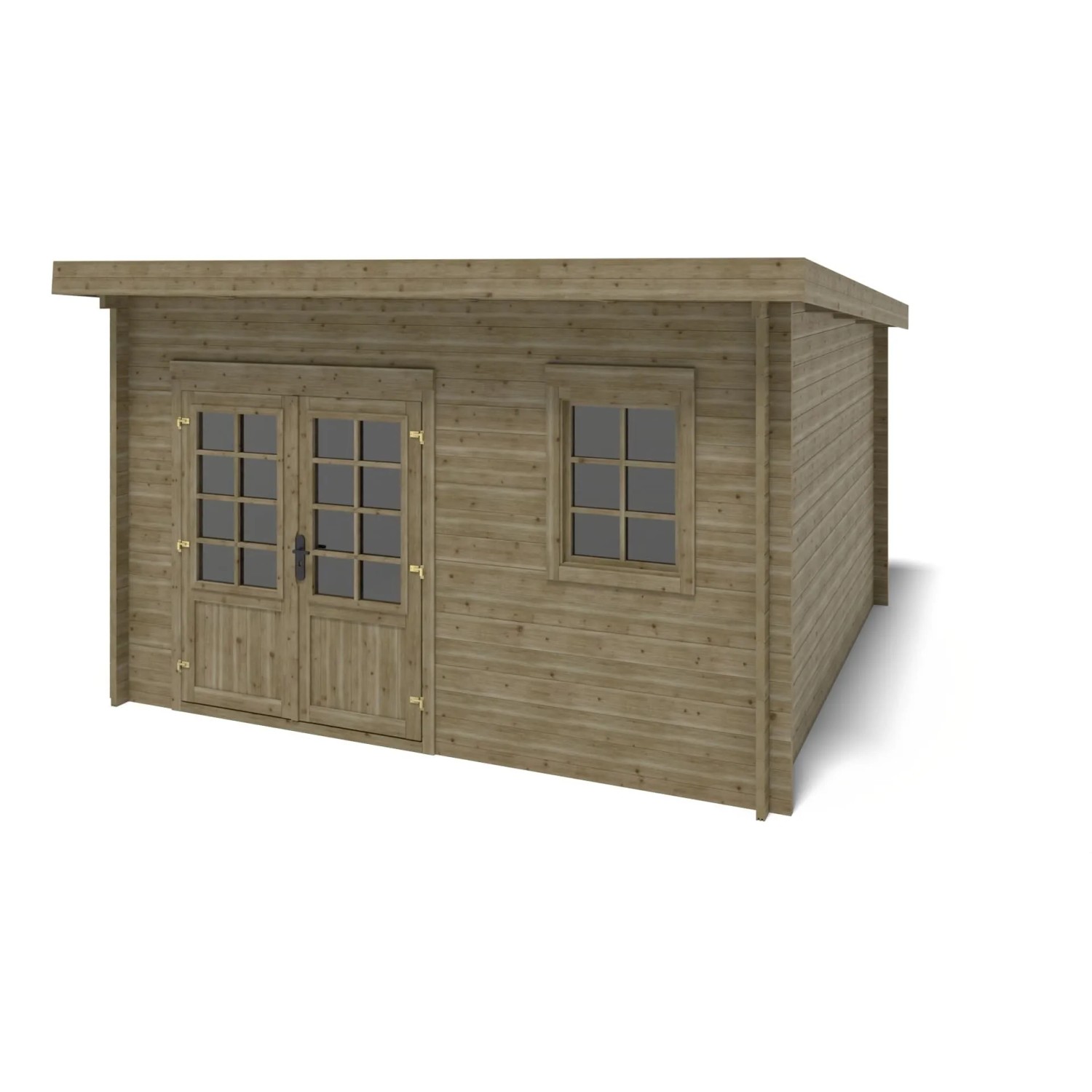 Altanka Gartenhaus   Gerätehaus 12 m2   4x3 m   40 mm   Imprägniert   DOM71 günstig online kaufen