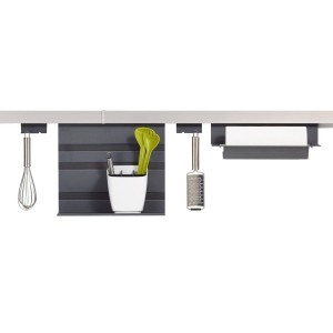 Kesseböhmer Linero MosaiQ Starterset Maxi Graphitschwarz Aluprofil Edelstahloptik