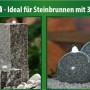Heissner Aqua Light LED Ring, 9-fach, weiß, für Teichbeleuchtung und Steinbrunnen.