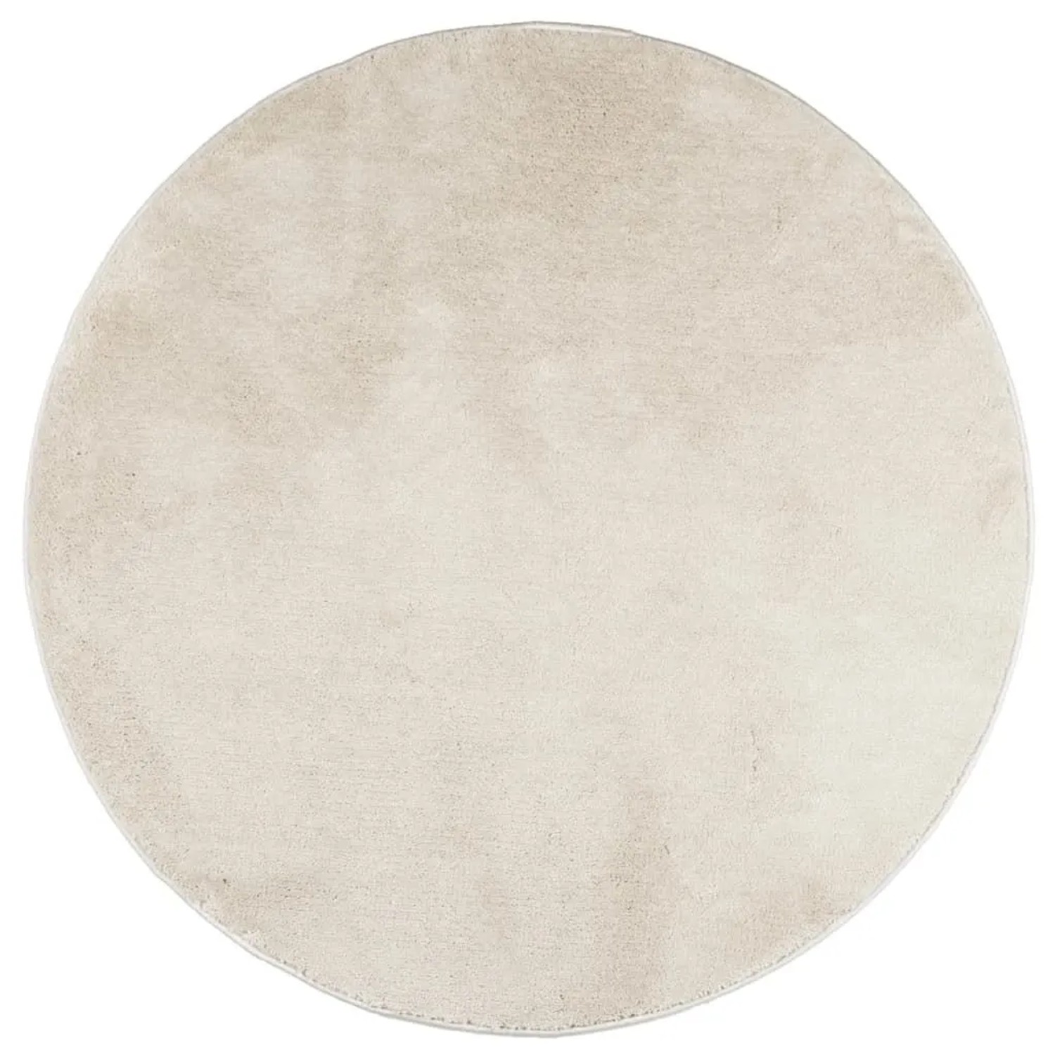 vidaXL Teppich OVIEDO Kurzflor Beige Ø 200 cm 375503 günstig online kaufen