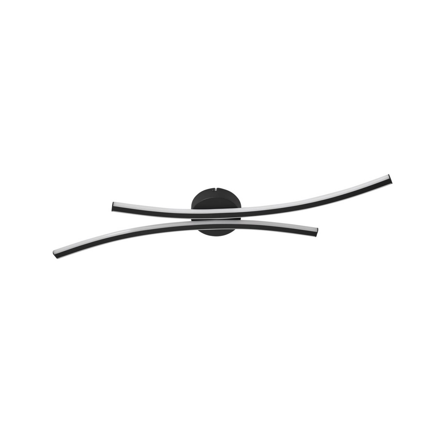 Lindby LED Deckenleuchte Ravion 10041521 Modern in Schwarz aus Aluminium 1- günstig online kaufen