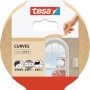 Tesa Malerband Kurven, 25m x 25mm, zum Abkleben von Rundungen und unregelmäßigen Formen.