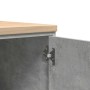 vidaXL Garagen-Aufbewahrungsschrank Betongrau Massivholz Kiefer 860574_9
