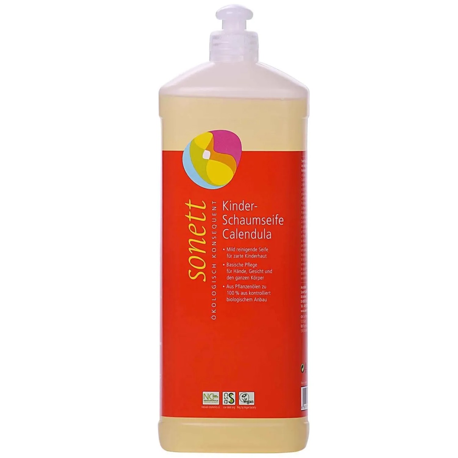 Sonett Kinder Schaumseife Calendula Nachfüllflasche 1 Liter