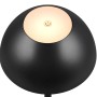 Schwarze Reality LED-Tischleuchte Ricardo, dimmbar, Ø 13,5 cm.