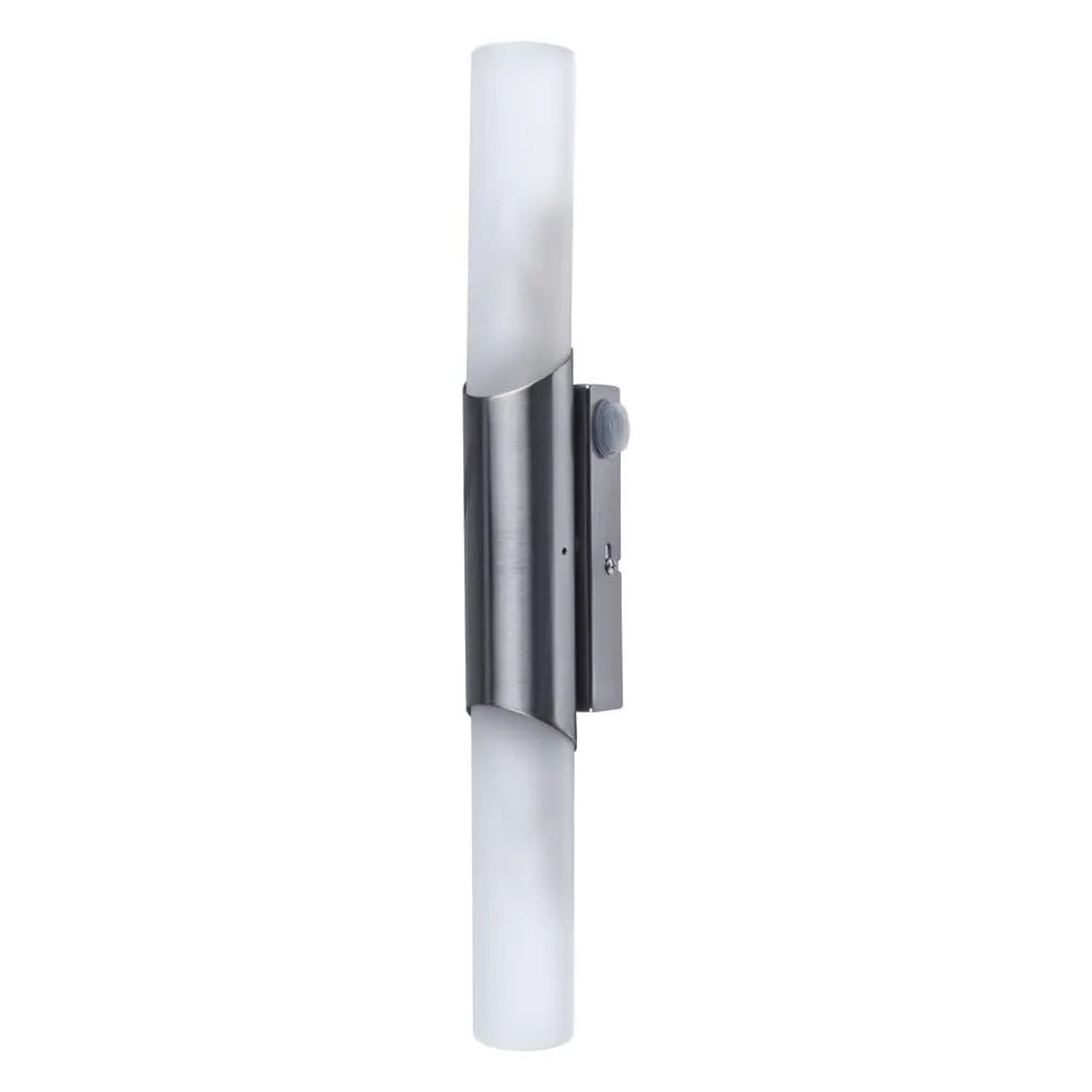 Arte Lamp Spiegelleuchte Aqua-Bastone 2-flammig Silber E14 feuchtigkeitsresistent