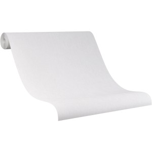 Rolle Schöner Wohnen Vliestapete Uni Hellgrau mit feiner Textilstruktur.