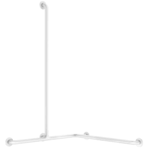Delabie DUHA Duschhandlauf mit vertikaler Brausestange Ø 32 mm, Nylon weiß