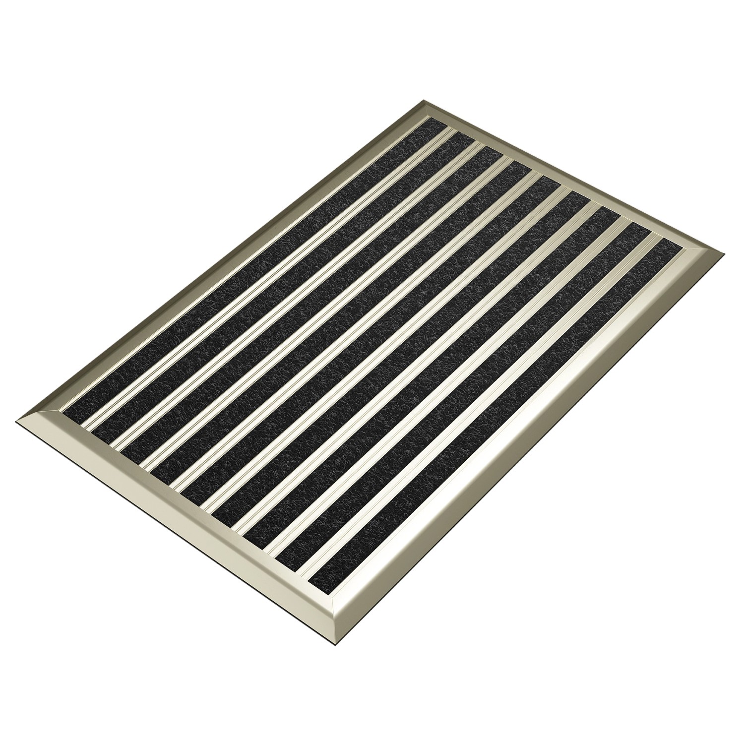 Björn&Schiller Fußmatte mit Goldenem Aluminium Rand 50 x 80 cm für Außenber günstig online kaufen