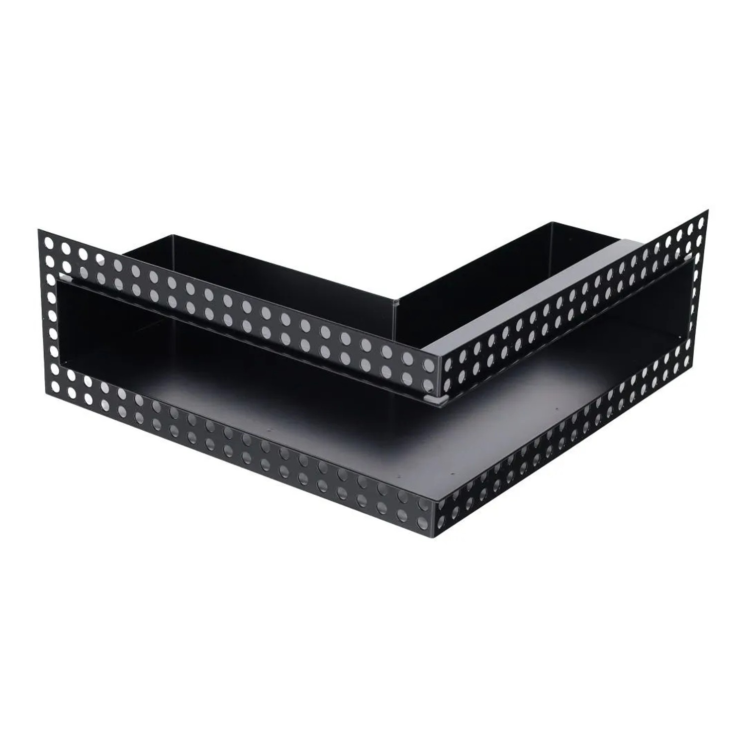 Subtiel Luftleiste Open Air DOT Ecke 30 cm Schwarz
