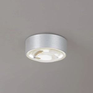Lindby LED Deckenlampe Siaka 10038657 Modern in Alu aus Aluminium 1-flammig Badezimmerleuchte