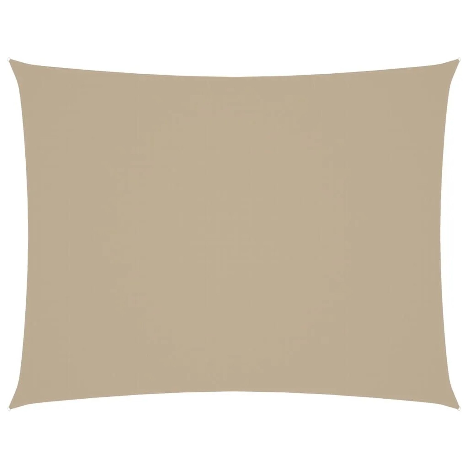 vidaXL Sonnensegel Oxford-Gewebe Rechteckig 6x7 m Beige 135167