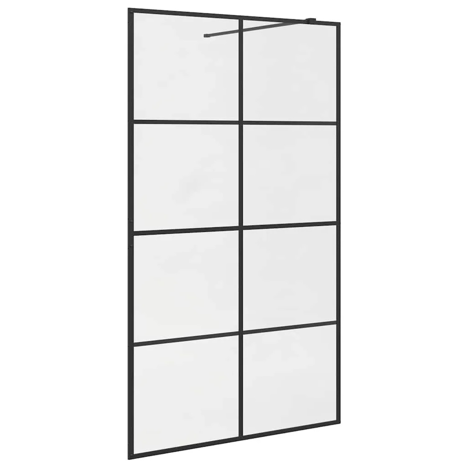 vidaXL Duschwand für Begehbare Dusche mit Klarem ESG Glas 115x195 cm 151036