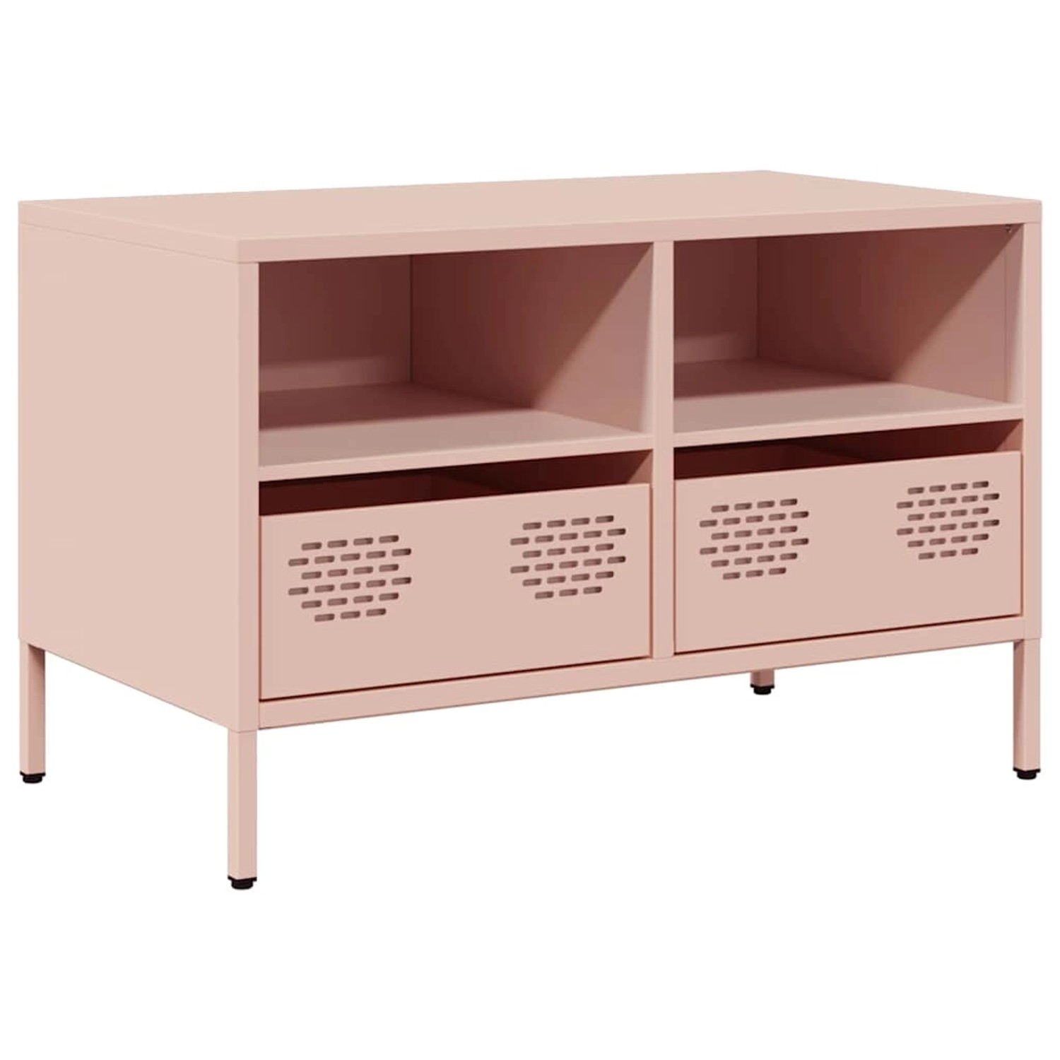 vidaXL TV-Schrank Rosa 68x39x43,5 cm Kaltgewalzter Stahl 851317