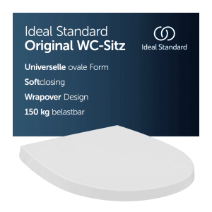 Ideal Standard Antibakterieller WC-Sitz mit Absenkautomatik Wrapover Design