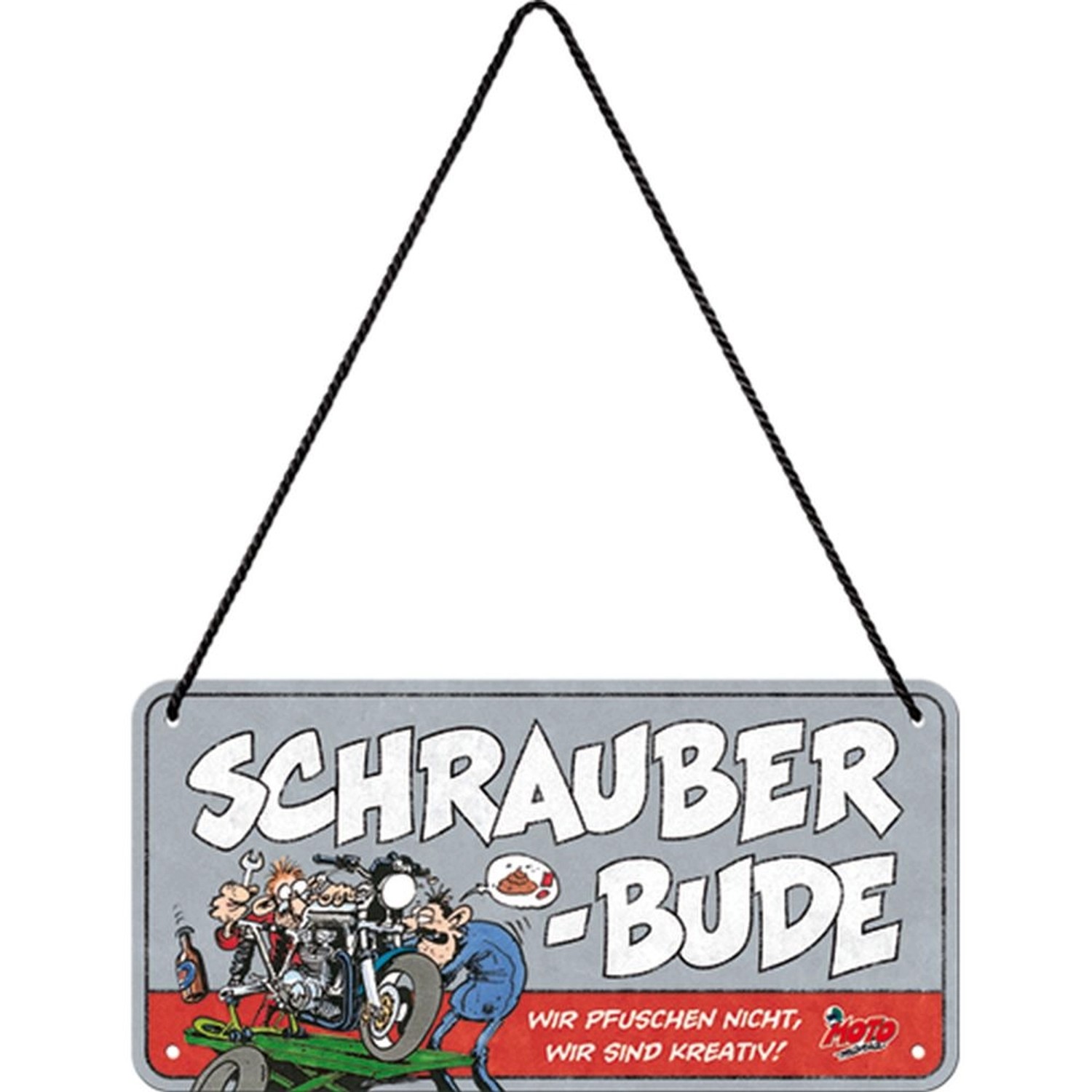 Nostalgic-Art Hängeschild MOTOmania Schrauberbude günstig online kaufen