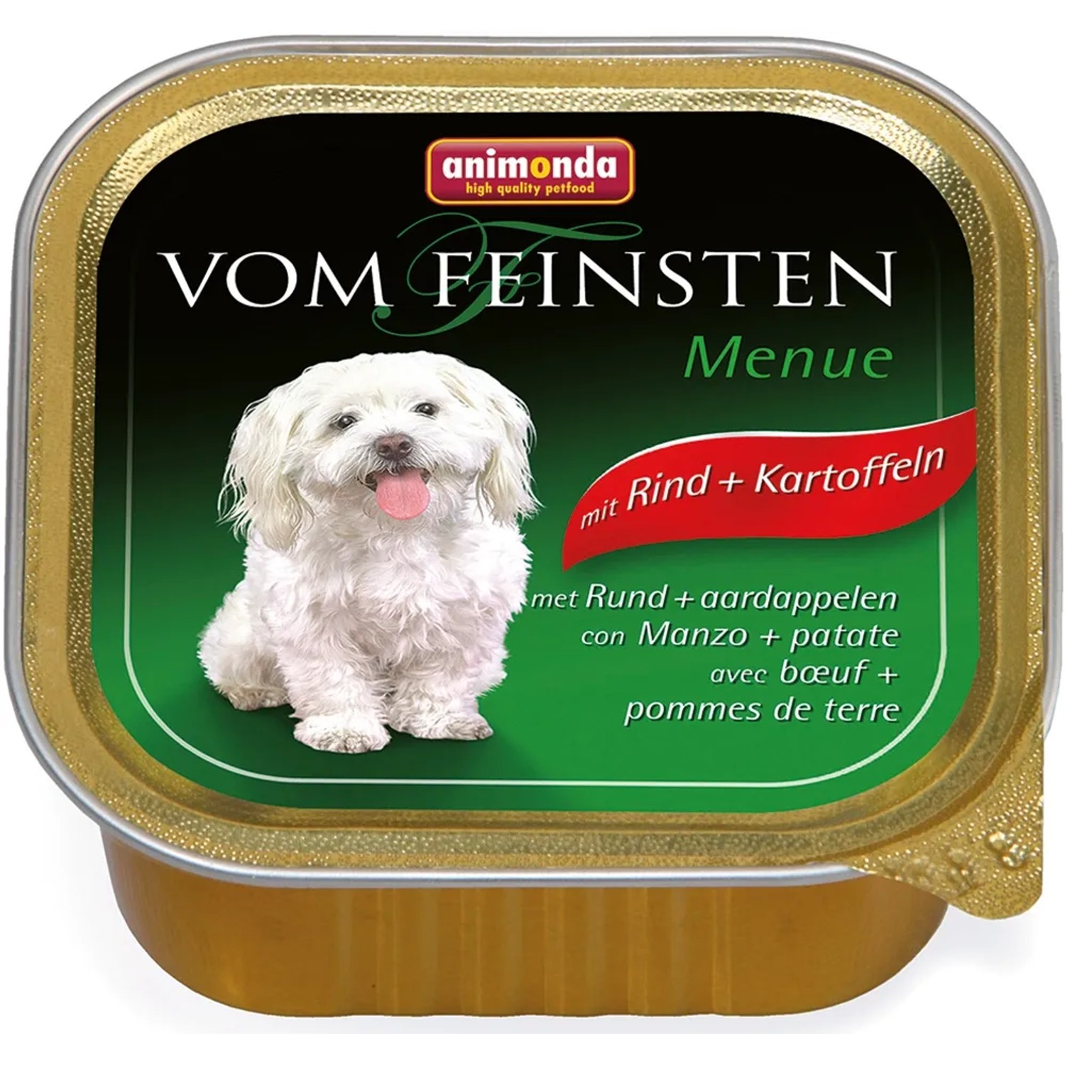 Vom Feinsten Hunde-Nassfutter Adult mit Rind und Kartoffeln 150 g