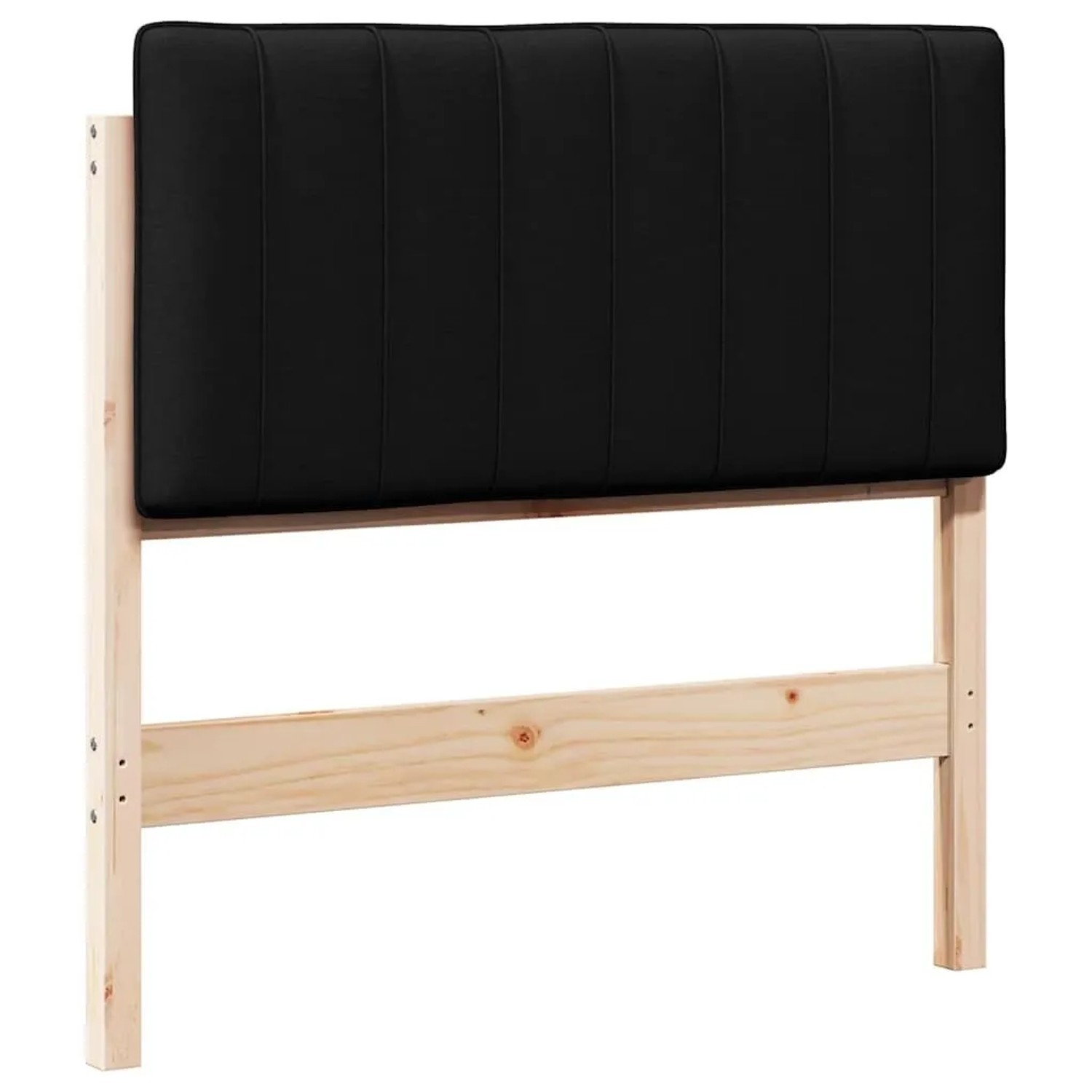vidaXL Gepolstertes Kopfteil mit Kopfteil Braun und Schwarz 90 cm 880200
