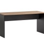 PROREGAL Schreibtisch Raven, Eiche/Schwarz, 150 cm breit. Bürotisch für Homeoffice und Büro.