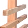 Detailansicht der Dobar Rankhilfe Blattform 160 cm aus Lärchenholz.