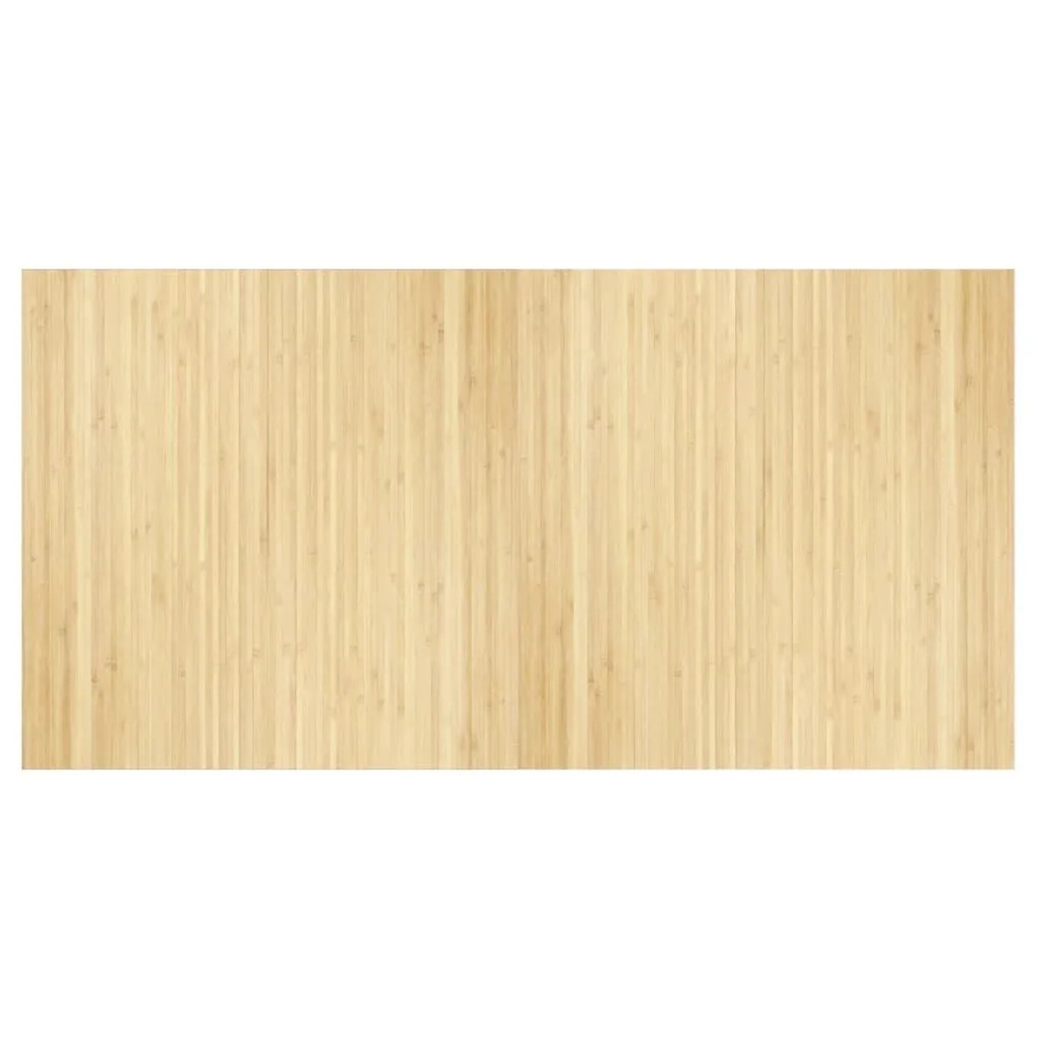 vidaXL Teppich Rechteckig Hell Natur 100x200 cm Bambus 376807 günstig online kaufen