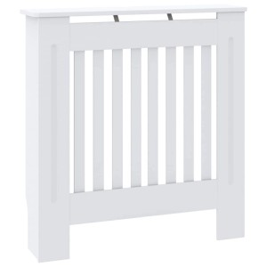 vidaXL MDF Heizkörperverkleidung Weiß 78 cm 325559