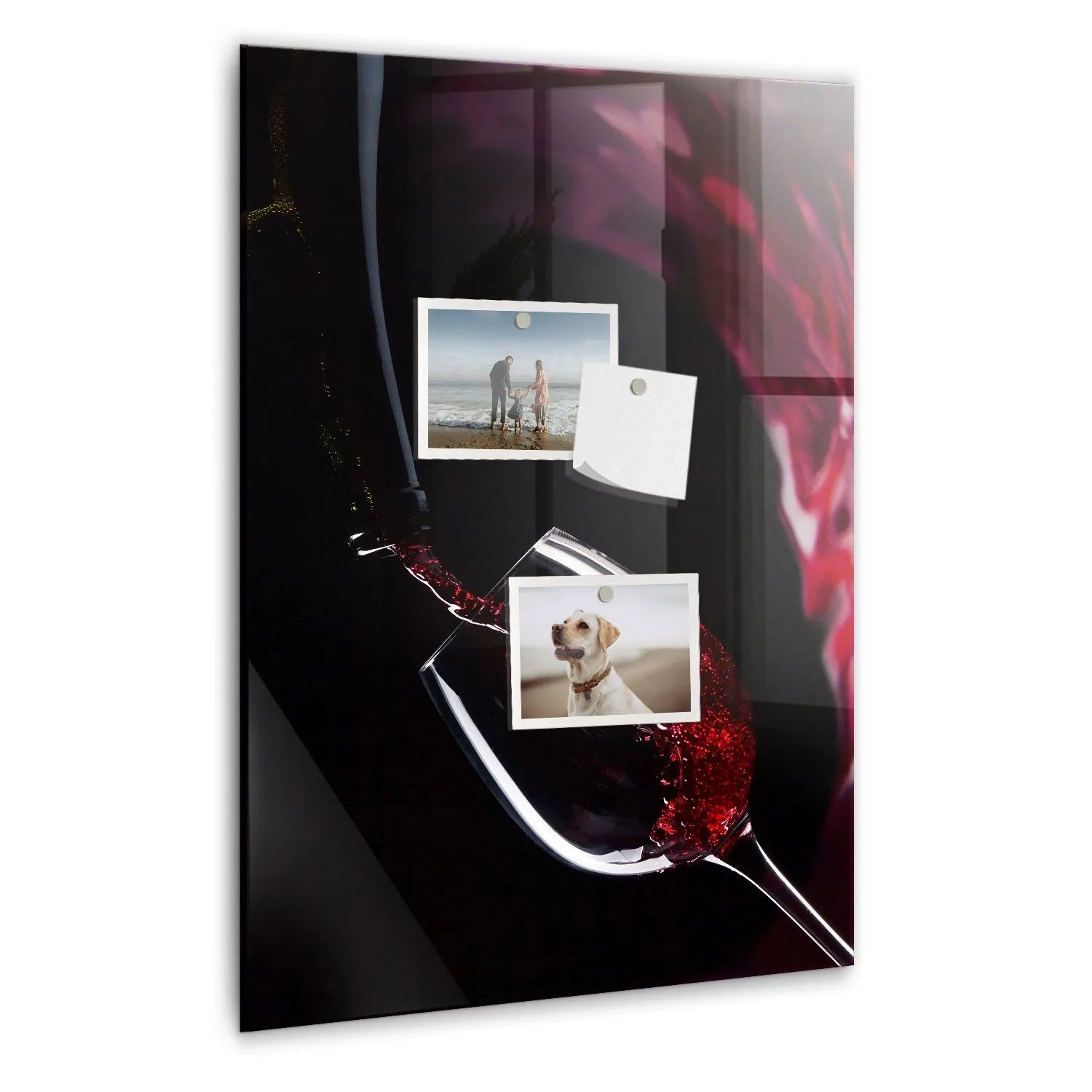 Tulup Magnettafel Aus Glas Verschütteter Wein 40x60 cm Whiteboard Magnetisc günstig online kaufen