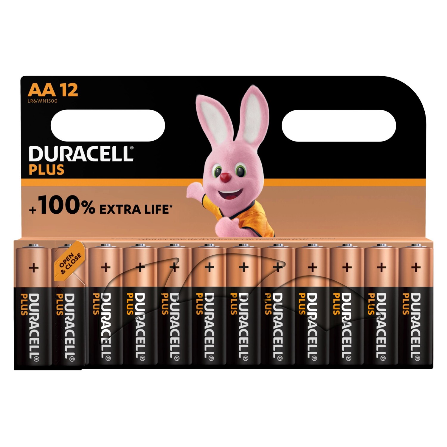 Duracell Alkaline Batterien AA 1,5V MN1500/LR06 12er Pack