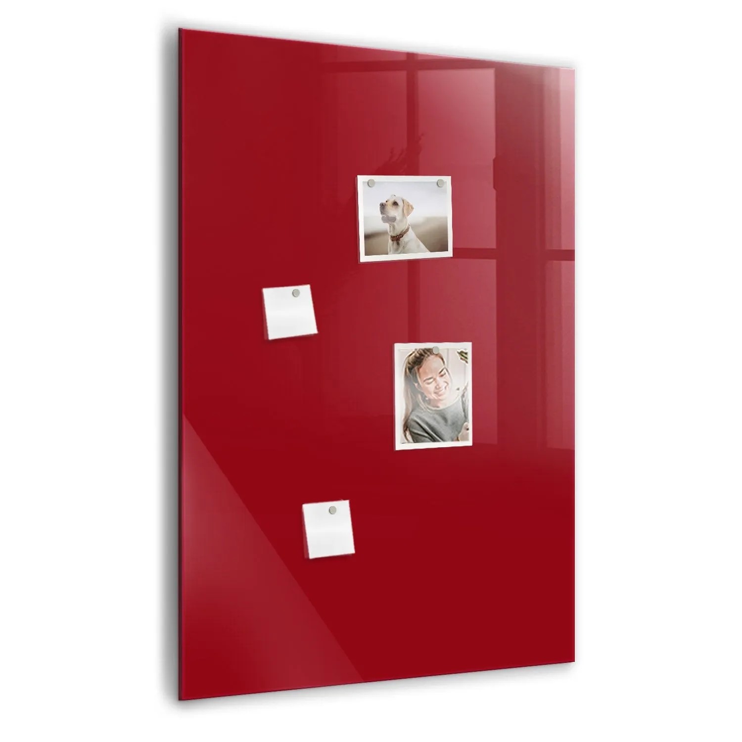 Tulup Magnettafel Aus Glas Rote Farbe 70x100 cm Whiteboard Magnetisch Glas günstig online kaufen