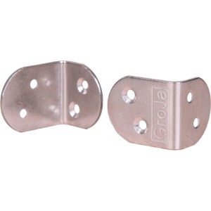 Befestigungswinkel-Set (8 Stück) für Fertigzaun, inkl. Schrauben.