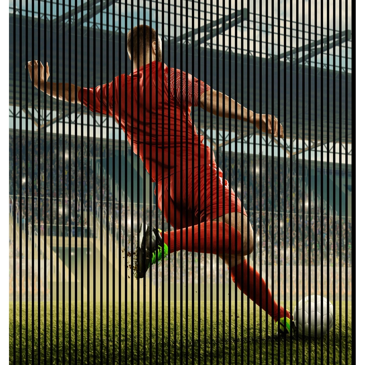 FN Acustico Akustikplatte Soccer 1 PET u. MDF Foliert 2.253 x 19 x 2.400 mm