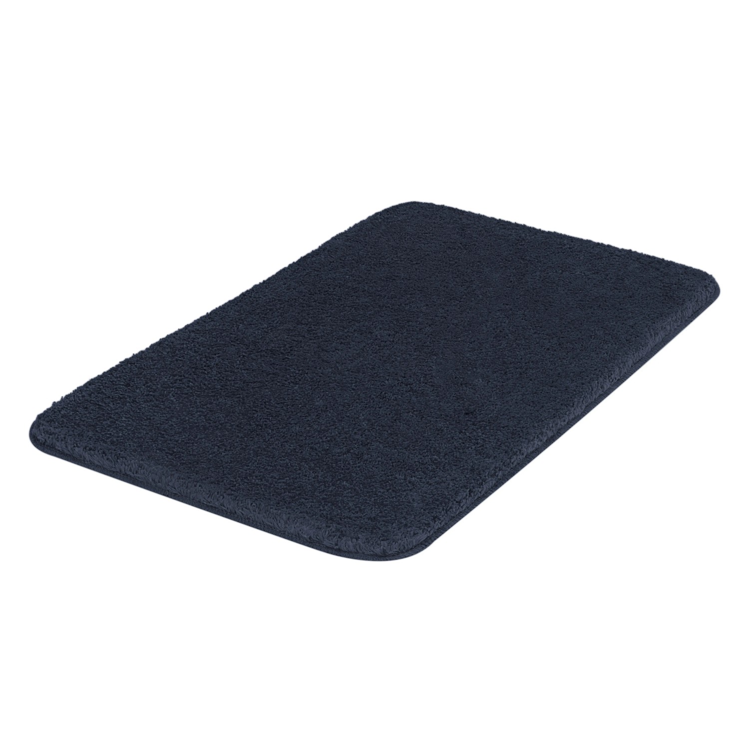 Kleine Wolke Badteppich Meadow Mare, marineblau, 60x90 cm, flauschiger Flor.