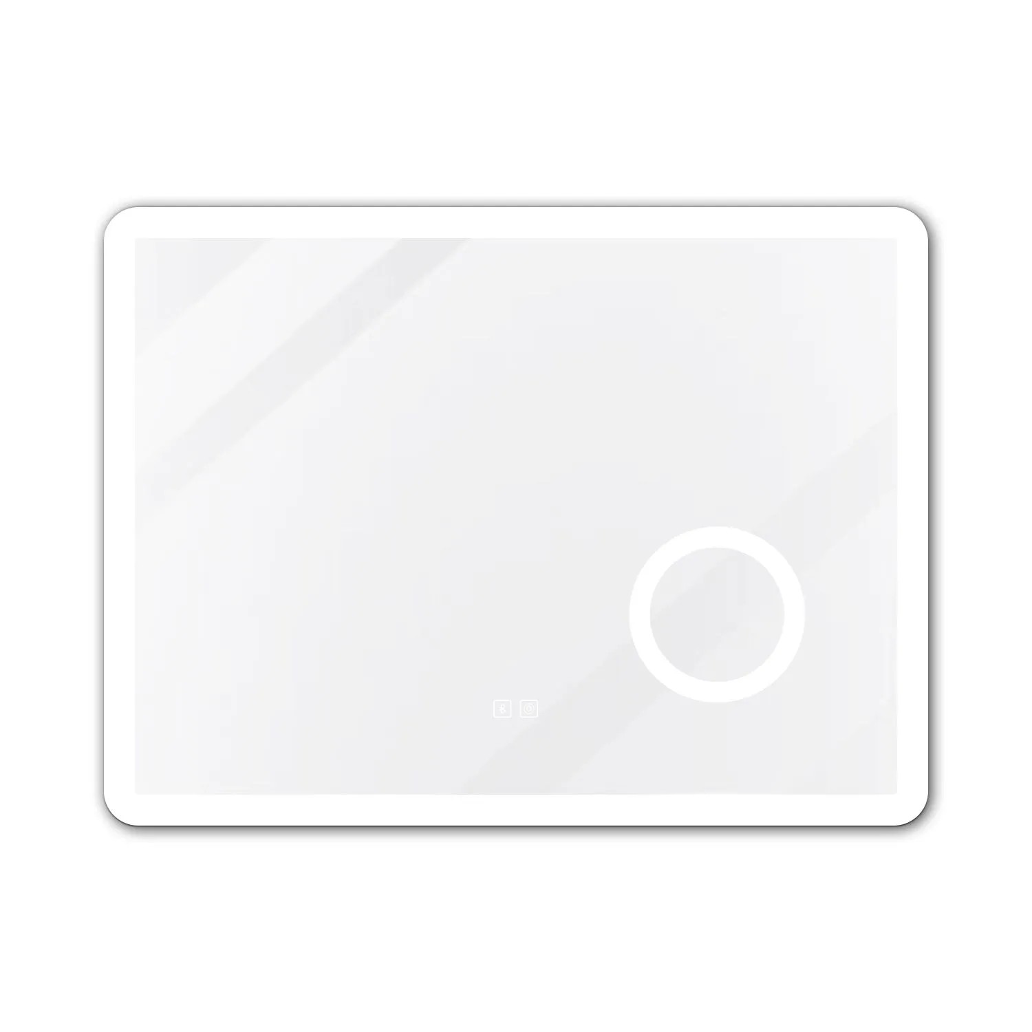 Aica Sanitär Badspiegel mit Steckdose 70x50 cm Spiegel mit Bluetooth Schmin günstig online kaufen