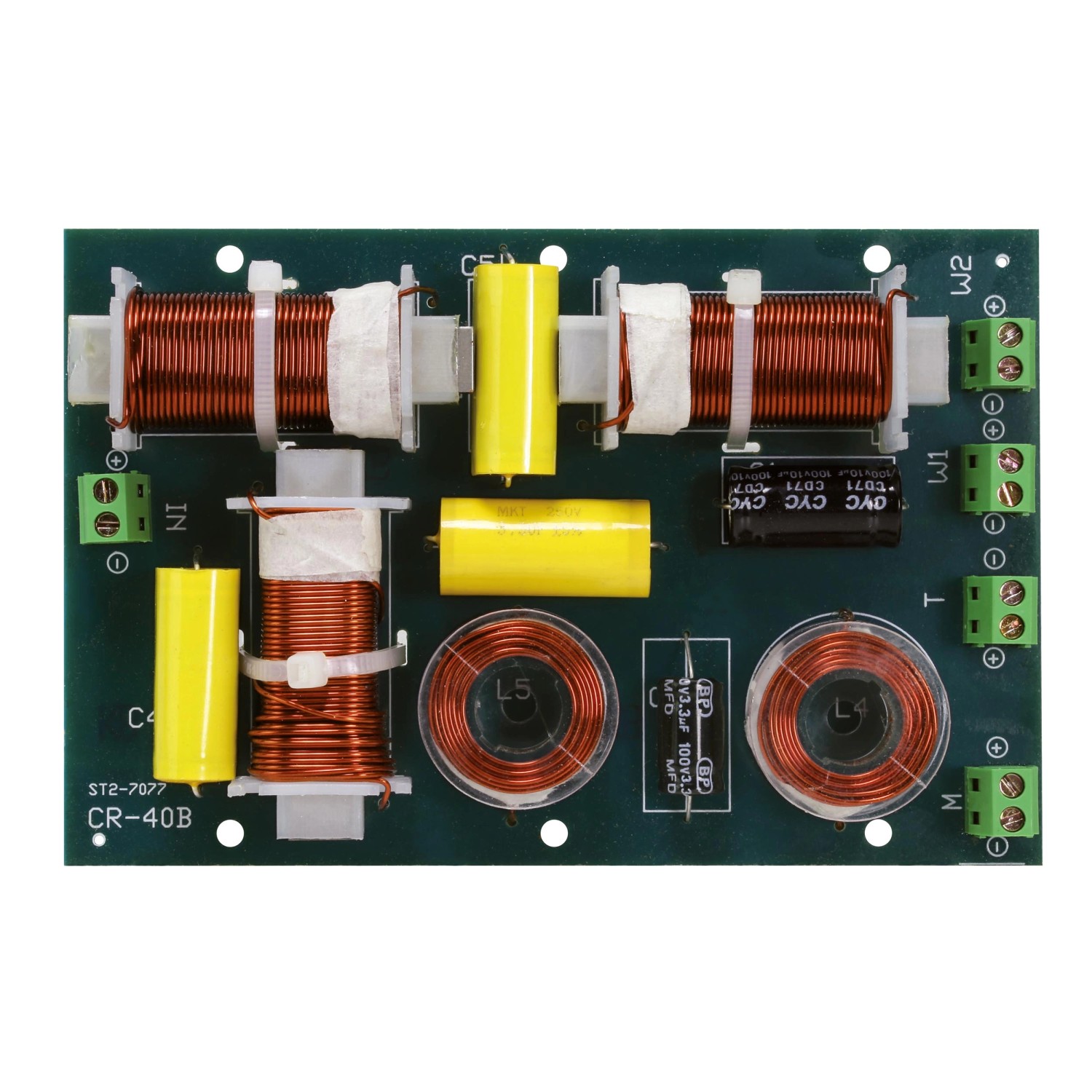 Kenford Frequenzweiche Pro 3 Wege 300 Watt CR-40B für Zwei Suwbwoofer